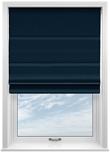Devonshire, Denim - Roman Blind